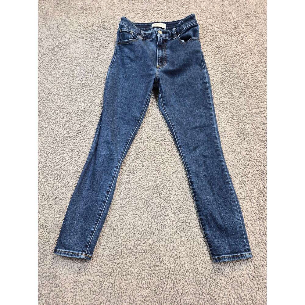 Abercrombie & Fitch Jeans Women's Size 25 Short Blue Skinny Ankle (0604)
